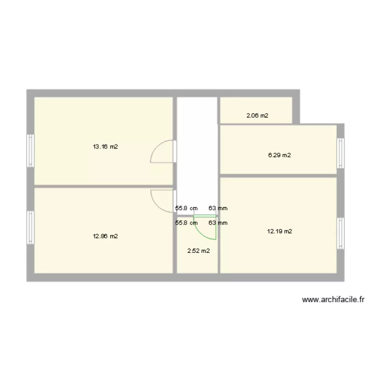 apartamendua. Plan de 