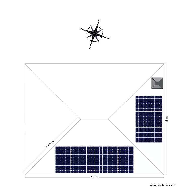 MAISON ROUBAUD. Plan de 