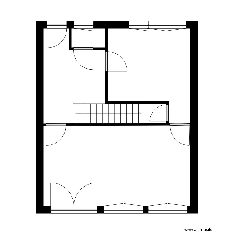 PIERRE Jeannine. Plan de 12 pièces et 179 m2