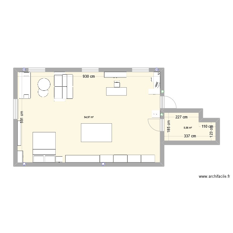 grenier. Plan de 0 pièce et 0 m2