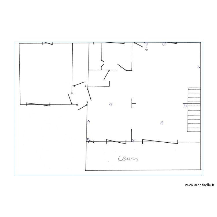 Réseau RJ45 rdc. Plan de 0 pièce et 0 m2