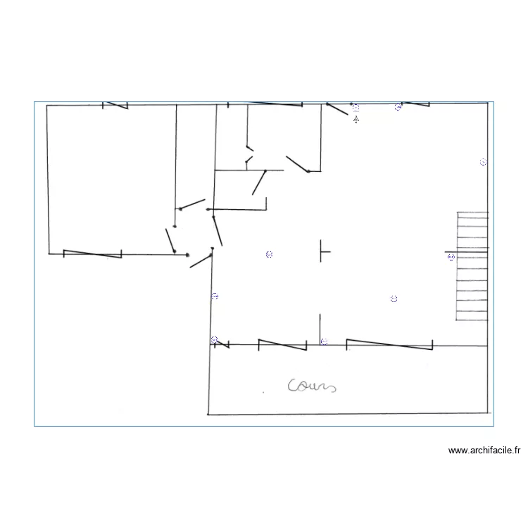 Réseau RJ45 rdc. Plan de Réseau RJ45 rdc. Plan de