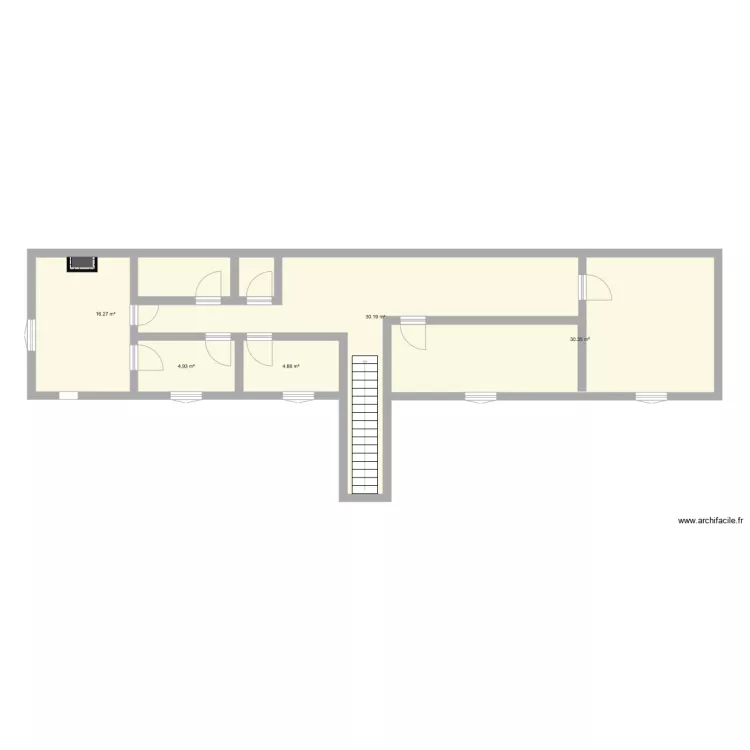 petite maison . Plan de 