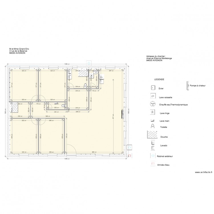 PLAN MAISON plomberie2. Plan de 0 pièce et 0 m2