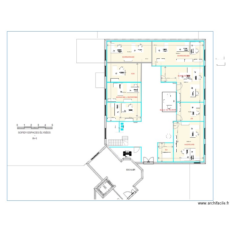 1ER ETAGE 307 VERSION 4. Plan de 0 pièce et 0 m2
