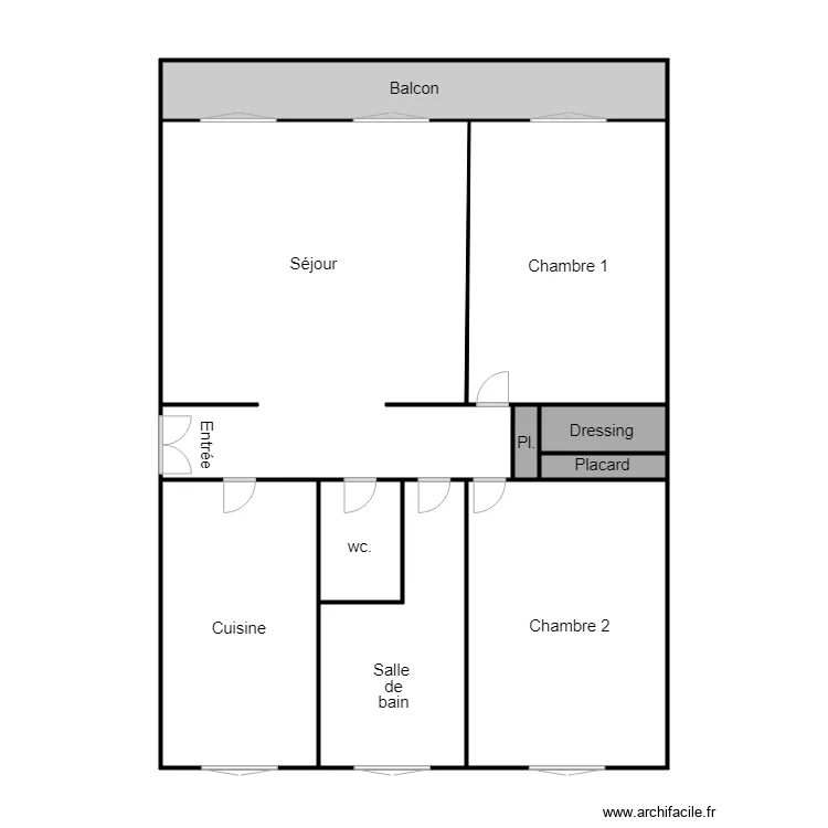 Le Blanc 0710. Plan de 