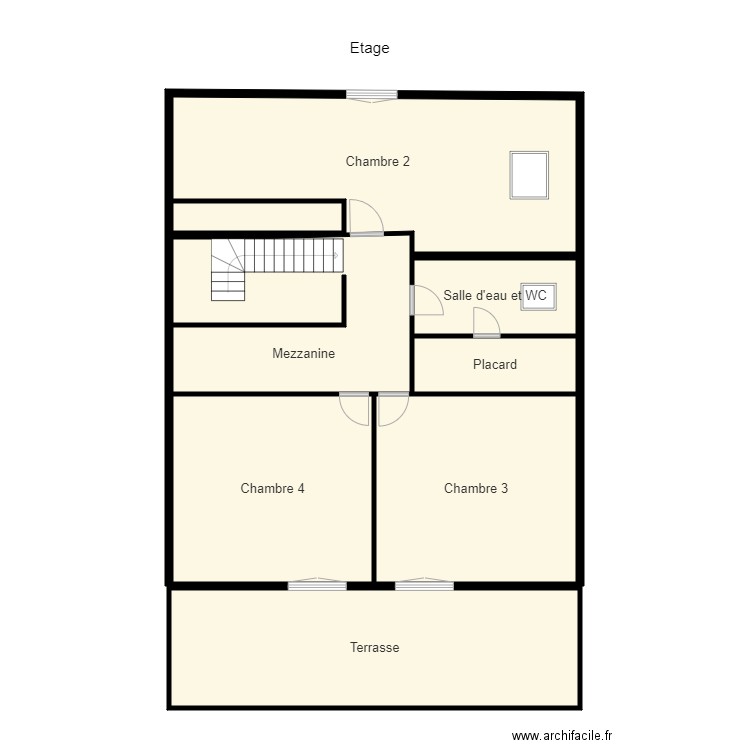 Croquis HORN Etage. Plan de 0 pièce et 0 m2