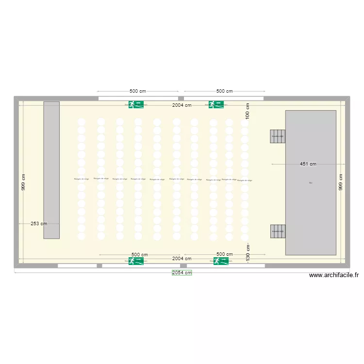 CHAPITEAU MONT PLAGE 2. Plan de 