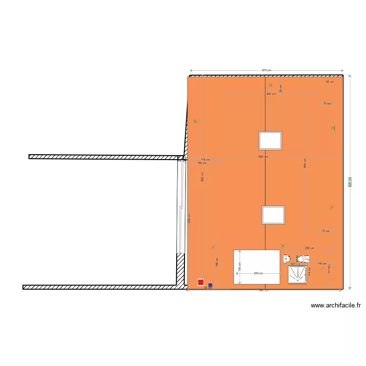 garage. Plan de 