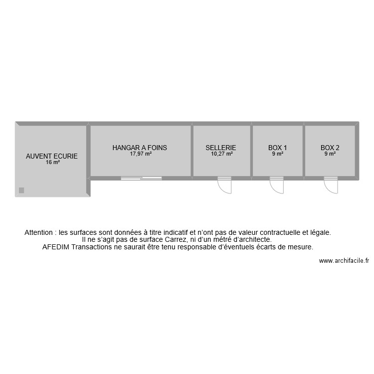 BI 10745 ANNEXES 2. Plan de 5 pièces et 62 m2