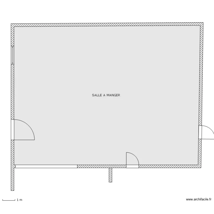 SALLE A MANGER. Plan de SALLE A MANGER. Plan de