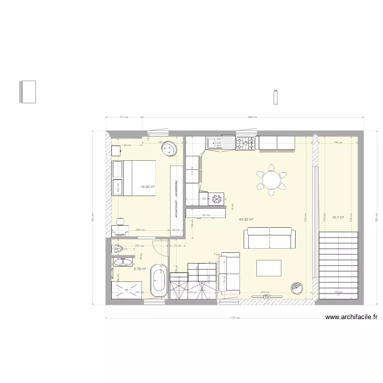PLAN  20 GM ETAGE . Plan de 