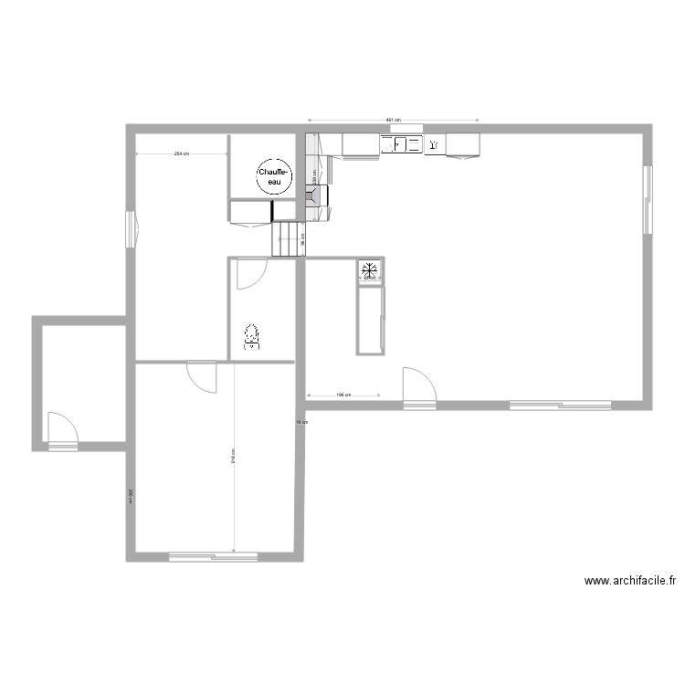 RDC Marion TRAVAUX. Plan de 0 pièce et 0 m2