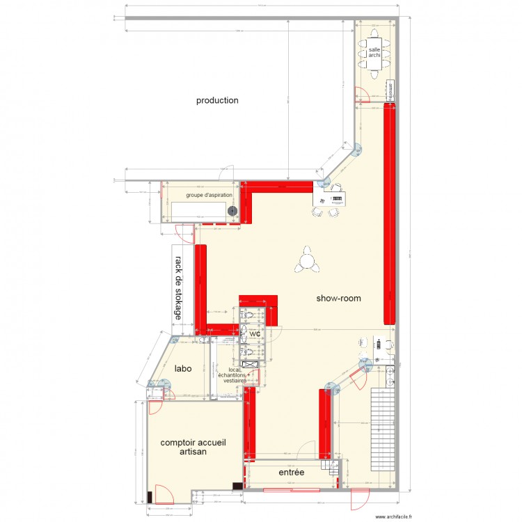 showroom v4. Plan de 0 pièce et 0 m2