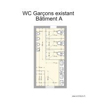 wc bat A garçons  existant 
