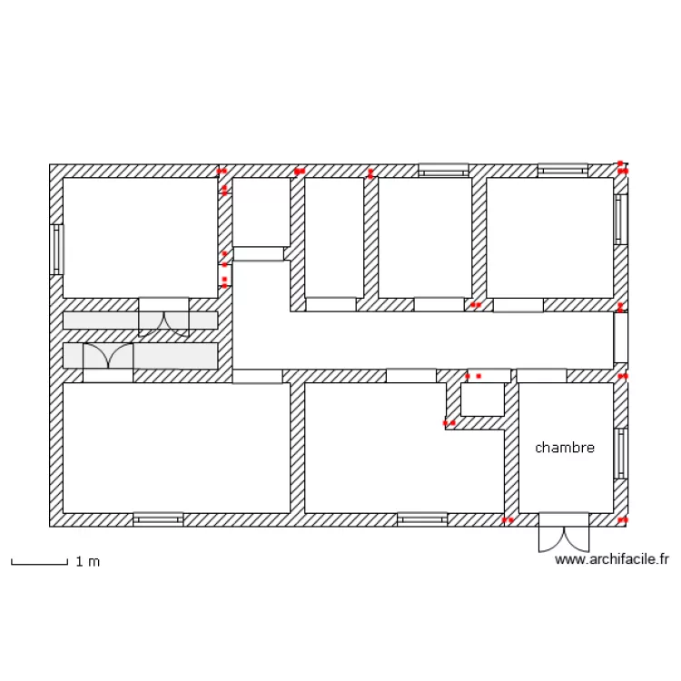 maison. Plan de 