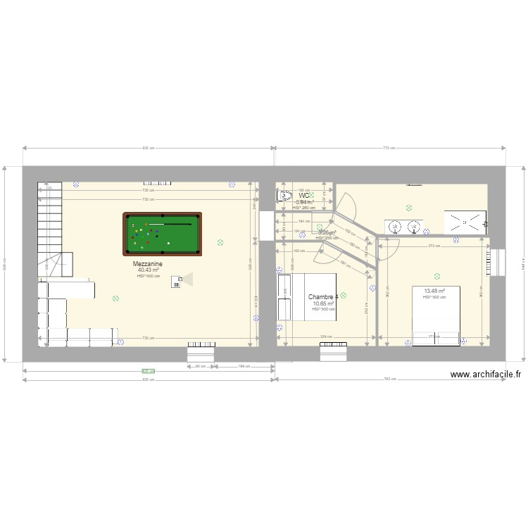 Erdeven 2e étage . Plan de 0 pièce et 0 m2