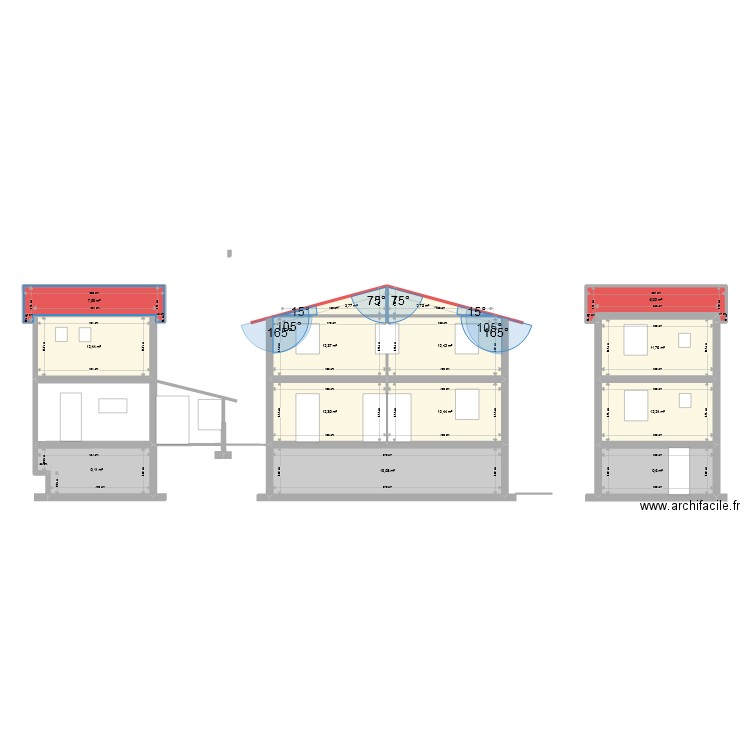 façade St Paul. Plan de 0 pièce et 0 m2