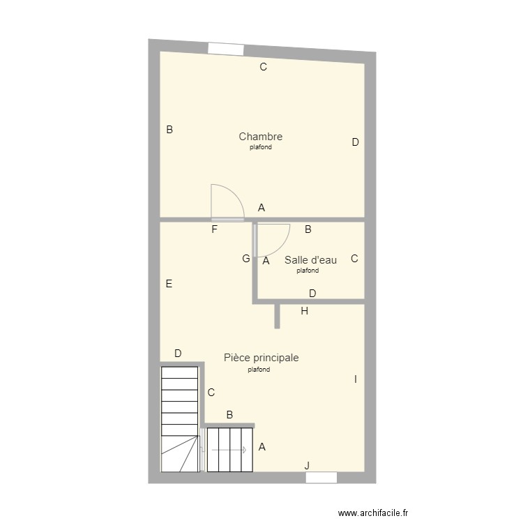 16  appartement 2eme étage. Plan de 0 pièce et 0 m2