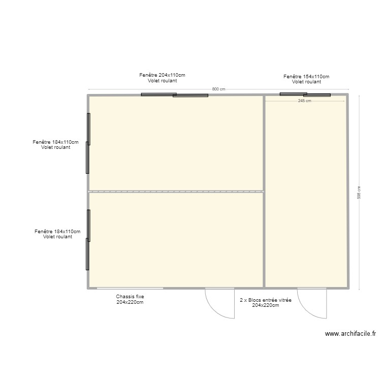 PROJET AB LOCATION V2. Plan de 0 pièce et 0 m2