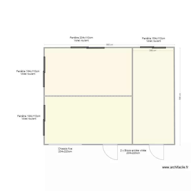 PROJET AB LOCATION V2. Plan de 