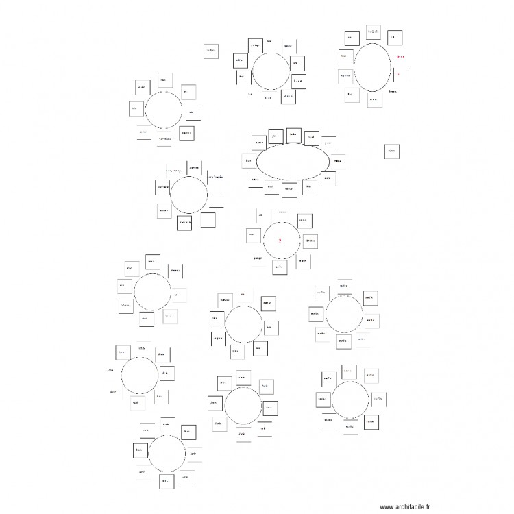 Plan table Jeanne  flo. Plan de 0 pièce et 0 m2