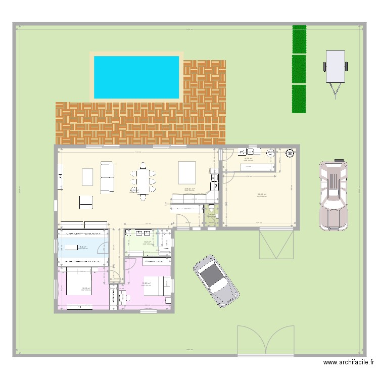 PLAN MAISON PERSO. Plan de 9 pièces et 709 m2