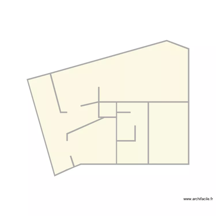 Croquis affama. Plan de 