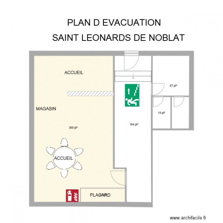 SAINT LEONARD DE NOBLAT. Plan de 0 pièce et 0 m2