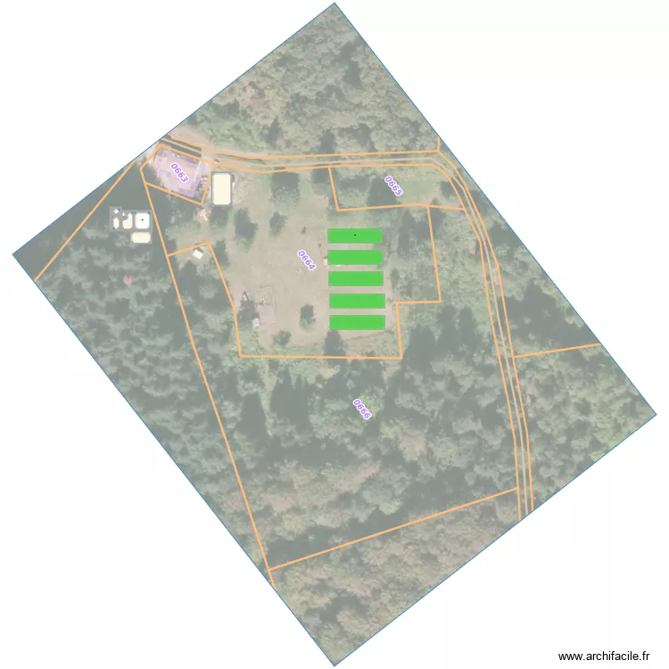 Saint Cl&eacute;ment serres. Plan de 