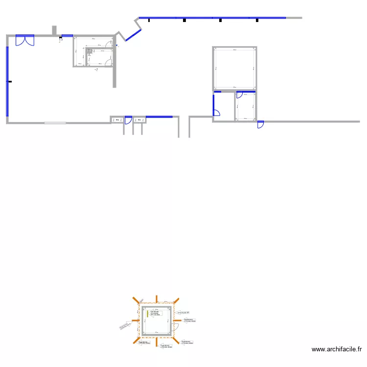 Cabine Meuse View. Plan de 