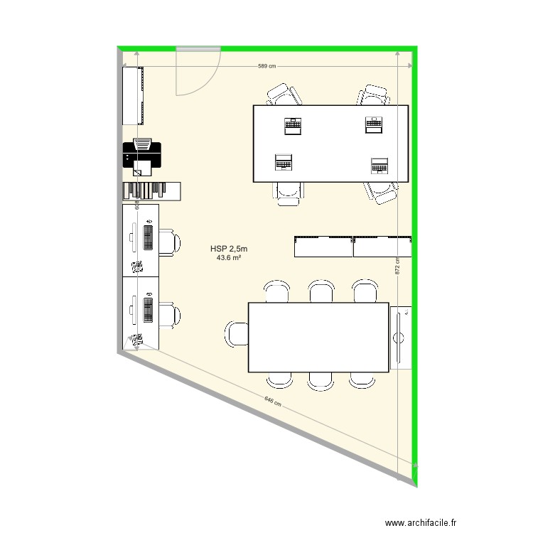 PLAN OPEN SPACE RDC V3 20 10 2020. Plan de 0 pièce et 0 m2