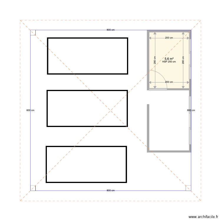 GARAGE. Plan de 0 pièce et 0 m2