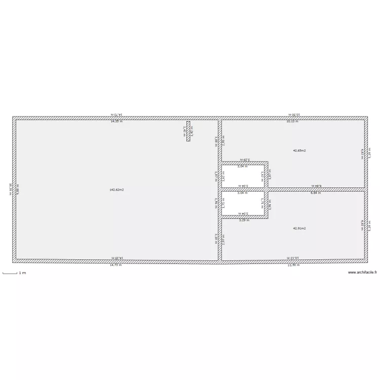 premier etage. Plan de 