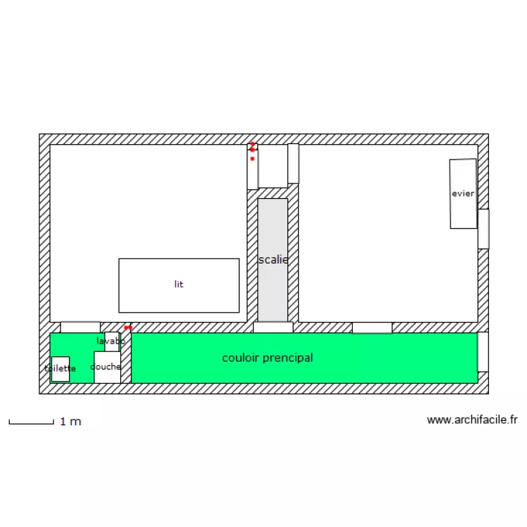 F1 Rez de chaus&eacute;e. Plan de 