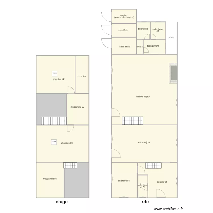 toraja henriette am rdc etage. Plan de toraja henriette am rdc etage. Plan de