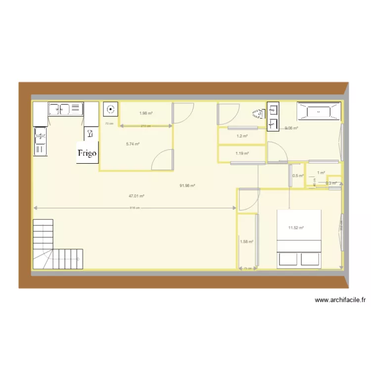 CAVE CHRISTAIN 3CH. Plan de CAVE CHRISTAIN 3CH. Plan de