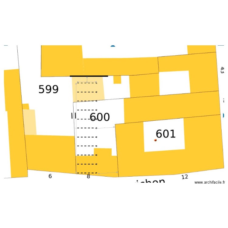 parking. Plan de 0 pièce et 0 m2