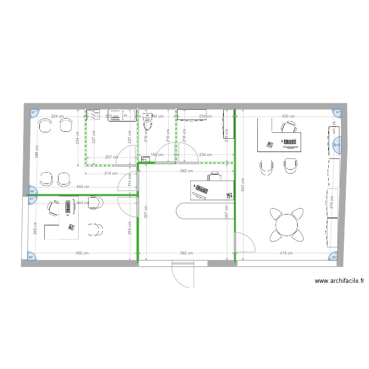 Commerces Nord v91. Plan de 0 pièce et 0 m2