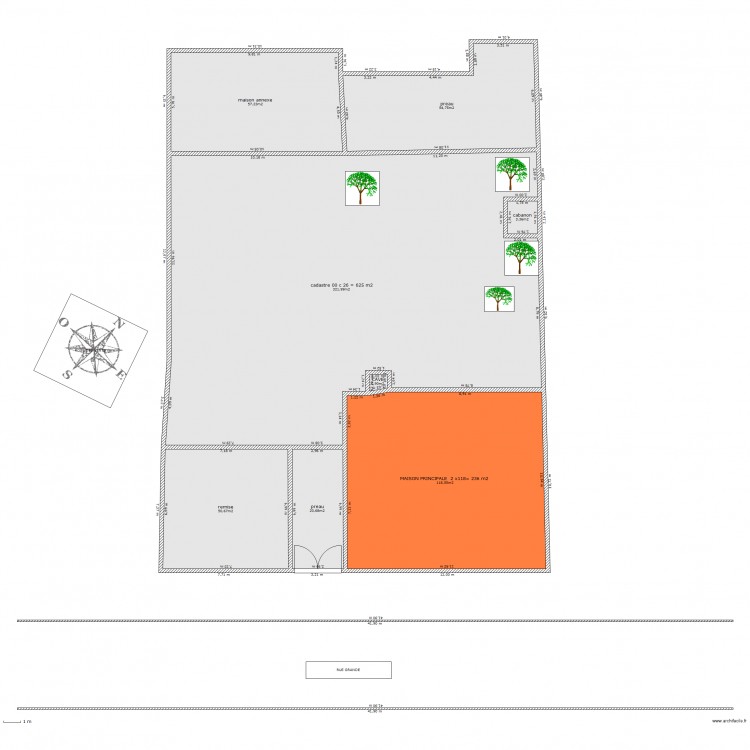 AMPONVILLE. Plan de 0 pièce et 0 m2