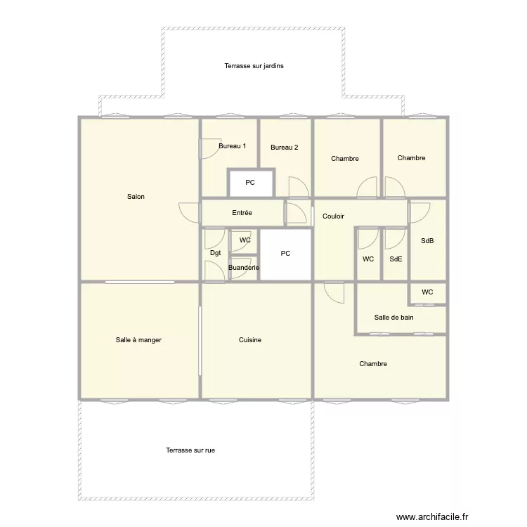 18 saussiere. Plan de 