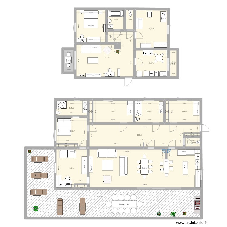 Annecy Plan 6 Pi ces 70 M2 Dessin Par Max74000 Annecy Plan 6 Pi ces 70 M2 Dessin Par Max74000