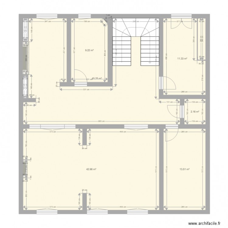 Postulka Beaupeyrat Etage 1. Plan de 0 pièce et 0 m2