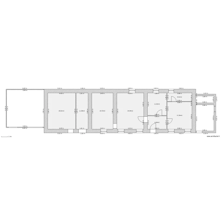 maison de la Doué. Plan de maison de la Doué. Plan de