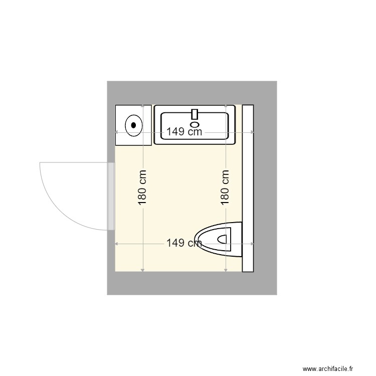 20220602 WC RDC. Plan de 0 pièce et 0 m2