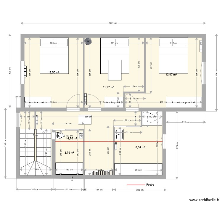 LEROUX LA BAULE R1  OPTION 2. Plan de 0 pièce et 0 m2
