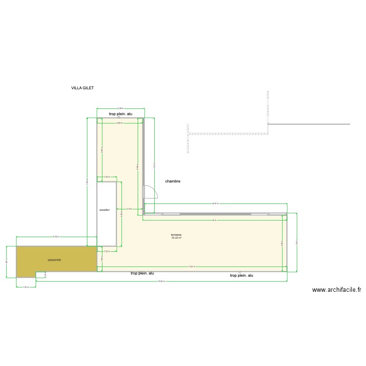 VILLA GILET TCE. Plan de 0 pièce et 0 m2