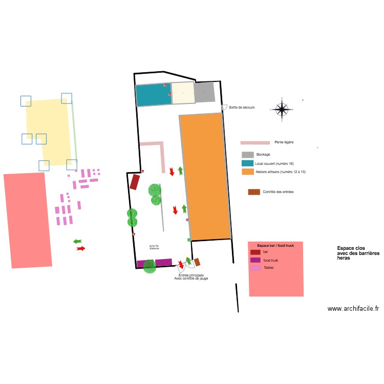 Forge plan guinguette. Plan de 0 pièce et 0 m2