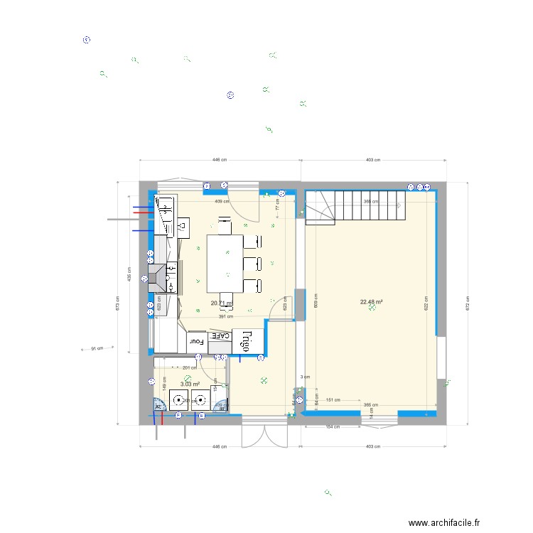 cuisine. Plan de 0 pièce et 0 m2