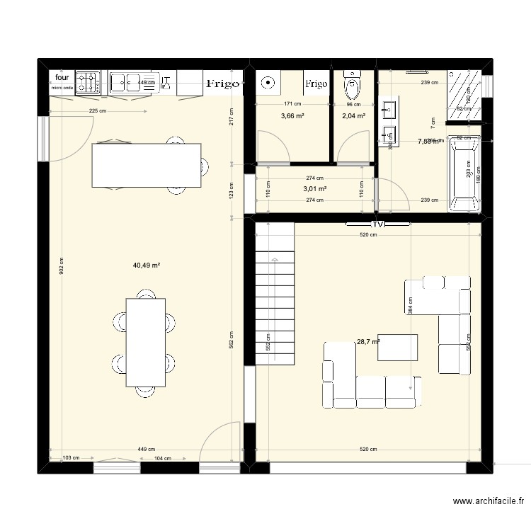 maison max aurélia. Plan de 6 pièces et 86 m2